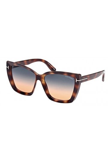 Lunettes de Soleil Tom Ford SCARLET-02 FT 0920 Blonde Havana/Green Shaded 57/15/140 femme