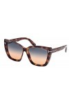 Lunettes de Soleil Tom Ford SCARLET-02 FT 0920 Blonde Havana/Green Shaded 57/15/140 femme