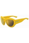 DSquared D2 0072/S Lunettes de Soleil, 40 g/CU Jaune, 7 1/4 Mixte