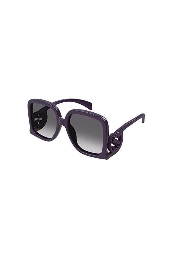 Gucci Lunettes de Soleil GG1326S Violet/Grey Shaded 58/19/140 femme