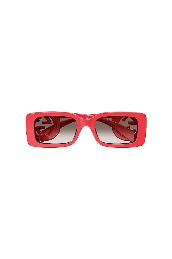 Gucci Lunettes de Soleil GG1325S Red/Brown Shaded 54/19/140 femme