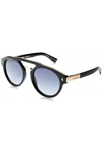 Dsquared D2 0085/s Sunglasses, 2M2/9O Black Gold, 51 Unisex