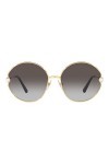 Dolce & Gabbana Lunettes de Soleil DG 2282B Gold/Grey Shaded 59/17/140 femme