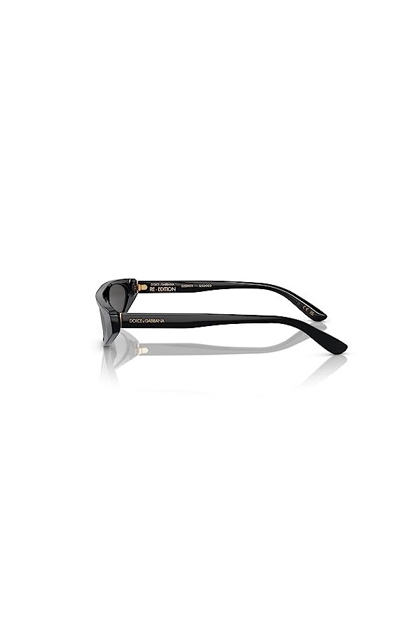 Dolce & Gabbana Lunettes de Soleil DG 4442 Shiny Black/Grey 52/17/140 femme