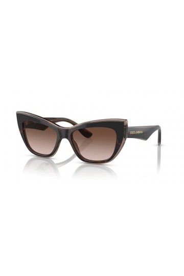 Dolce & Gabbana Lunettes de Soleil DG 4417 Havana Brown/Brown Shaded 54/17/145 femme