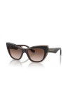 Dolce & Gabbana Lunettes de Soleil DG 4417 Havana Brown/Brown Shaded 54/17/145 femme