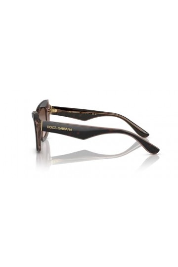 Dolce & Gabbana Lunettes de Soleil DG 4417 Havana Brown/Brown Shaded 54/17/145 femme