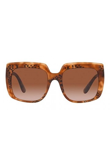 Dolce & Gabbana Lunettes de Soleil DG 4414 Havana Animal Print/Brown Shaded 54/20/145 femme