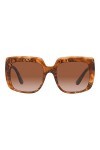 Dolce & Gabbana Lunettes de Soleil DG 4414 Havana Animal Print/Brown Shaded 54/20/145 femme