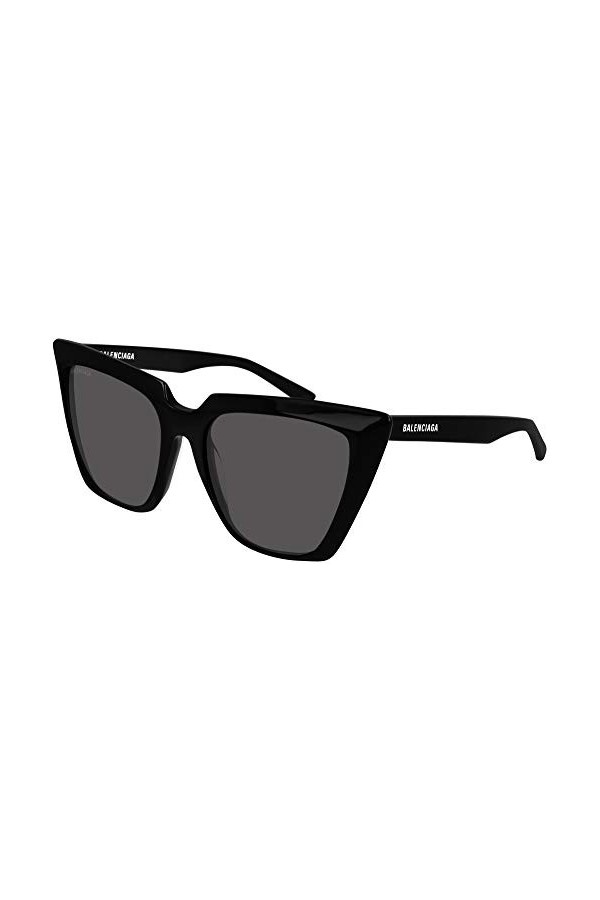 Balenciaga Lunettes de Soleil BB0046S Black/Grey 55/18/140 femme