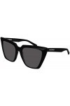 Balenciaga Lunettes de Soleil BB0046S Black/Grey 55/18/140 femme