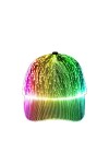 LAD Casquette de baseball lumineuse à LED, 7 couleurs, lumineuse, Hip Hop, chargement USB, pour décoration de fête de Noël, d