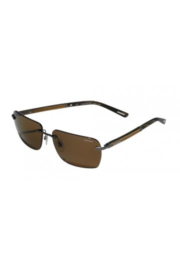 Lunettes de soleil Chopard SCHB 76 Marron Gunmetal Wood 568P Marron, marron