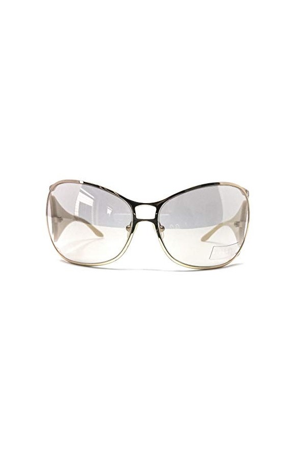 John Richmond LUNETTES DE SOLEIL FEMME JR 602 OR ET BEIGE 03 STRASS, Or et beige, 61