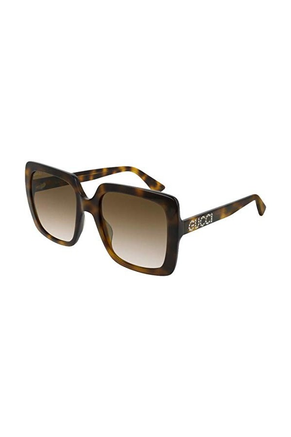 Gucci GG0418S-003 Lunettes de Soleil, LA Havane, 54.0 Femme