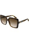 Gucci GG0418S-003 Lunettes de Soleil, LA Havane, 54.0 Femme