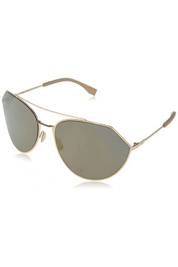 FENDI FF M0074/s Sunglasses, J5G/JO Gold, 67 Unisex