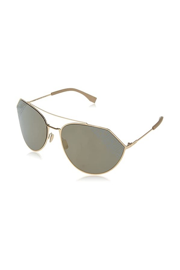 FENDI FF M0074/s Sunglasses, J5G/JO Gold, 67 Unisex