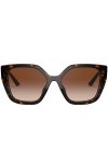 Prada 0PR 24XS Lunettes de Soleil, Havana/Brown Shaded, 52 Femme