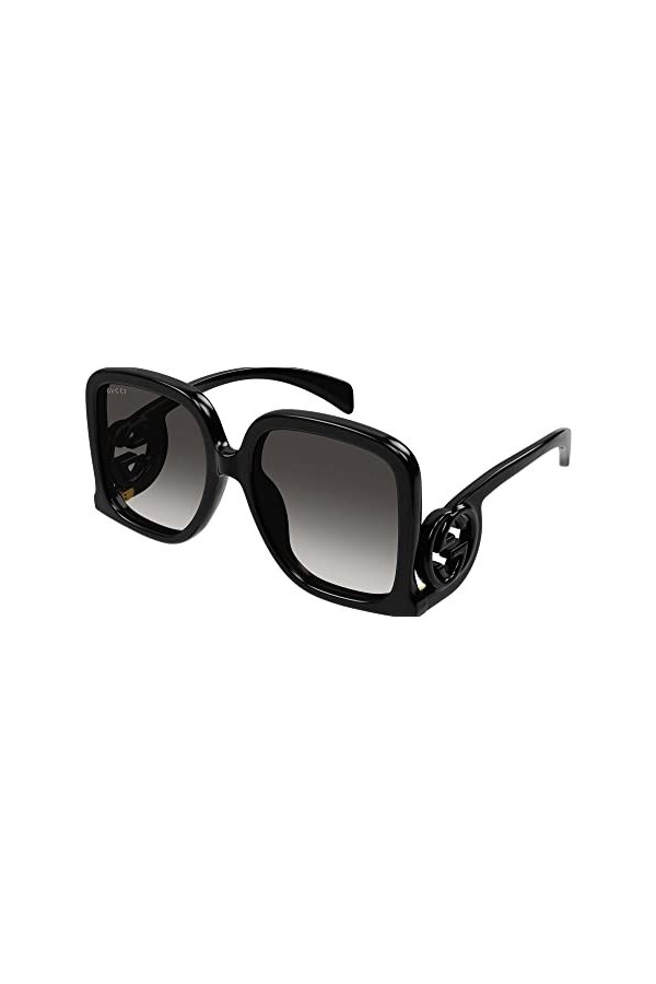 Gucci Lunettes de Soleil GG1326S Black/Grey Shaded 58/19/140 femme