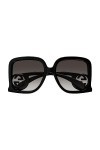 Gucci Lunettes de Soleil GG1326S Black/Grey Shaded 58/19/140 femme