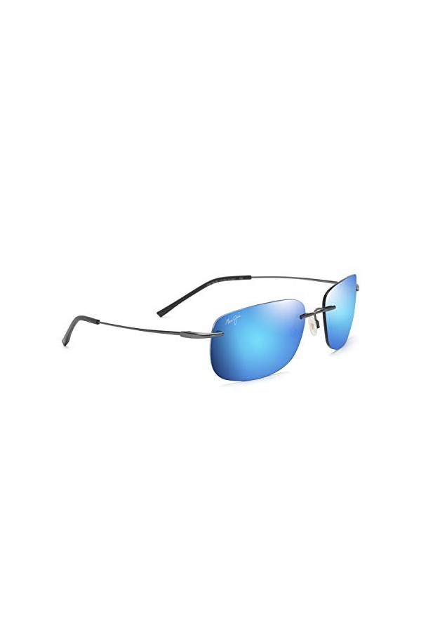 Maui Jim Ohai Lunettes de soleil sans monture, gris