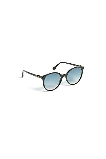 FENDI FF 0288/S 3X Lunettes de Soleil, Noir/Gris Black GY Grey , 56 Femme
