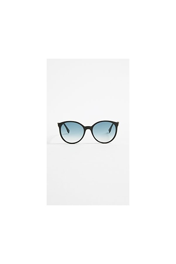 FENDI FF 0288/S 3X Lunettes de Soleil, Noir/Gris Black GY Grey , 56 Femme