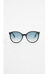 FENDI FF 0288/S 3X Lunettes de Soleil, Noir/Gris Black GY Grey , 56 Femme