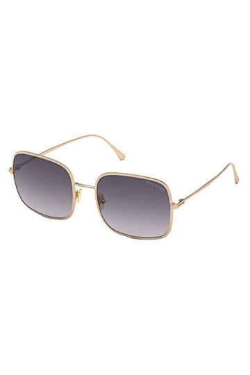 Tom Ford Lunettes de Soleil KEIRA FT 0865 Shiny Rose Gold/Grey Shaded 58/20/140 femme
