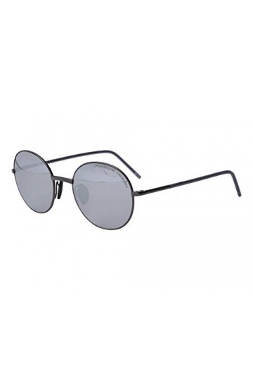 Porsche Design P8631 P/8631 Lunettes de soleil rondes pour homme 52 mm, Gris acier., 52-20-145mm