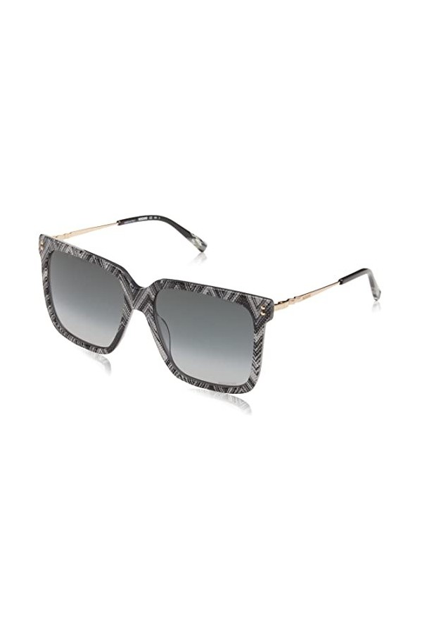 Missoni Mis 0107/s Sunglasses, Motif Noir Blanc, 57 Unisex