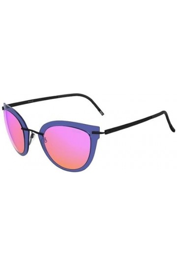 Silhouette Lunettes de Soleil EXPLORER LINE EXTENSION 8155 Blue/Pink Mirror Taille unique femme