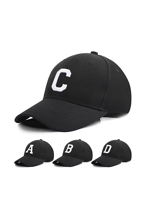 Momoshe Hommes Femmes Casquette Réglable Coton Course en Plein Air Loisirs Basecap Casquette de Baseball Bleu Marin S-M