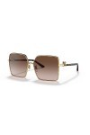 Dolce & Gabbana Lunettes de Soleil DG 2279 Gold/Brown Shaded 60/14/140 femme