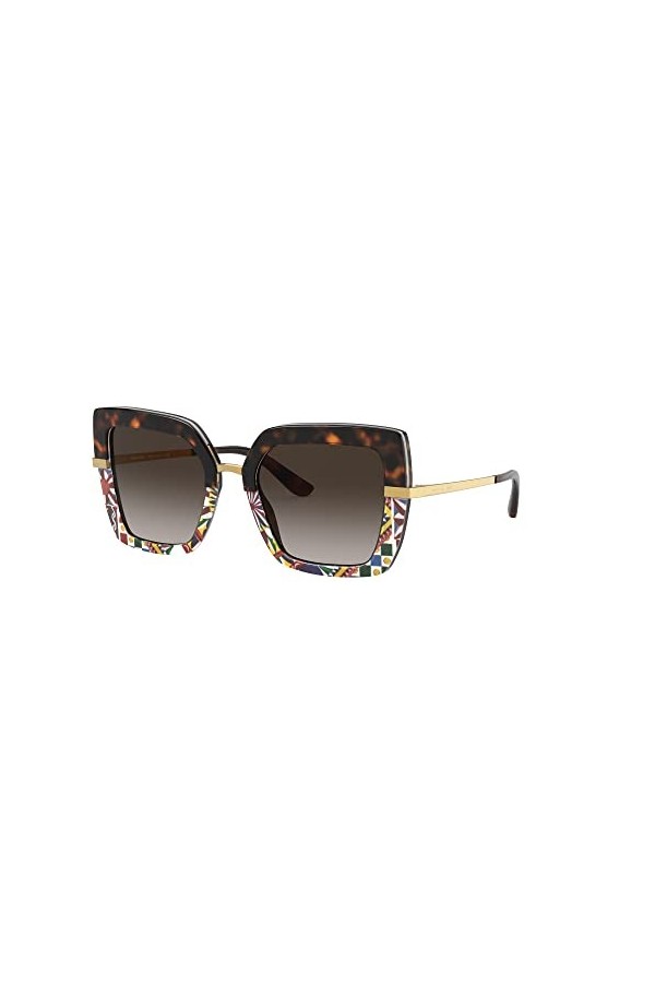 Dolce & Gabbana mixte adulte Lunettes de Soleil DG4373, 327813, 52