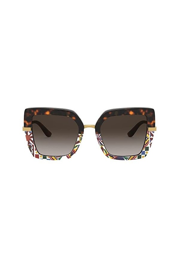 Dolce & Gabbana mixte adulte Lunettes de Soleil DG4373, 327813, 52
