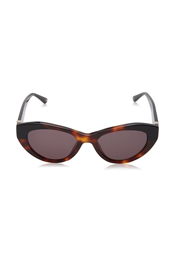 Nina Ricci Snr260 Lunettes de Soleil, Havana foncé Brillant, 53 Femme