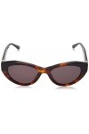 Nina Ricci Snr260 Lunettes de Soleil, Havana foncé Brillant, 53 Femme