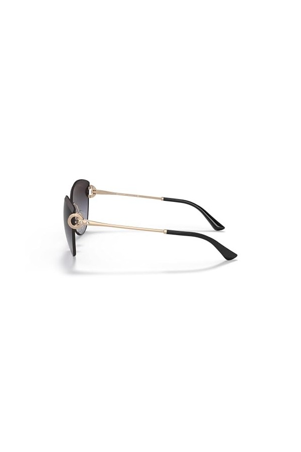 Bvlgari Mixte 0bv6166b 60 20148g Lunettes de Soleil, Or Rose Noir/Gris, Taille Unique