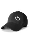 YAKASU Casquette Baseball Femme - Casquette Femme,Chapeau Ete Femme Unisexe avec Brodée Coton Anti-Soleil Sourire Baseball Ca