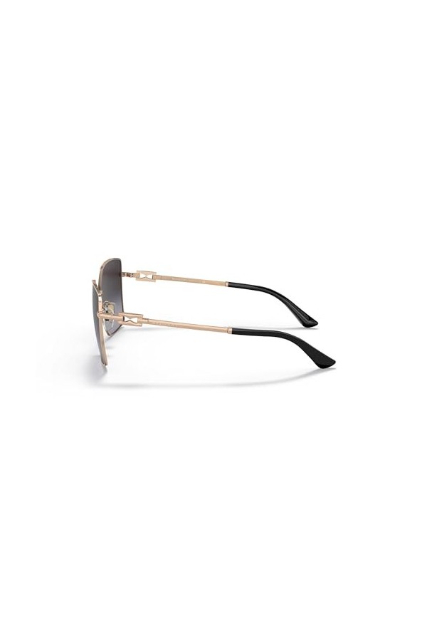 Bvlgari Mixte 0bv6175 56 20148g Lunettes de Soleil, Or Rose/Gris délavé, Taille Unique