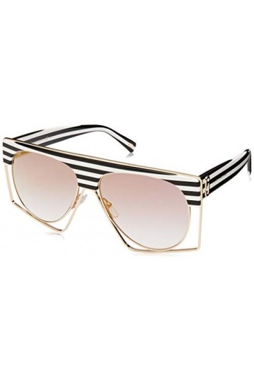 Marc Jacobs Marc 312/S Ib Lunettes de Soleil, Blanc/Gris White Stripe/GY Grey , 58 Femme