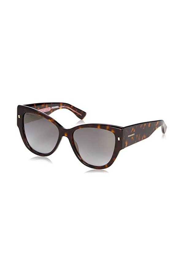 DSquared D2 0016/s Sunglasses, C9B/HA Havana Honey, 56 Unisex