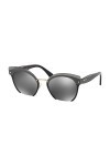Miu Miu 0Mu53Ts 1Ab7W1 53 Montures de Lunettes, Noir Black/Greymirrorsilver , Femme