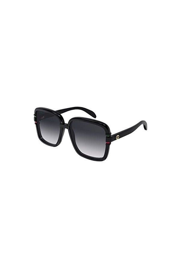 Gucci Lunettes de soleil Femme couleur Noir gris taille verres 59 mm