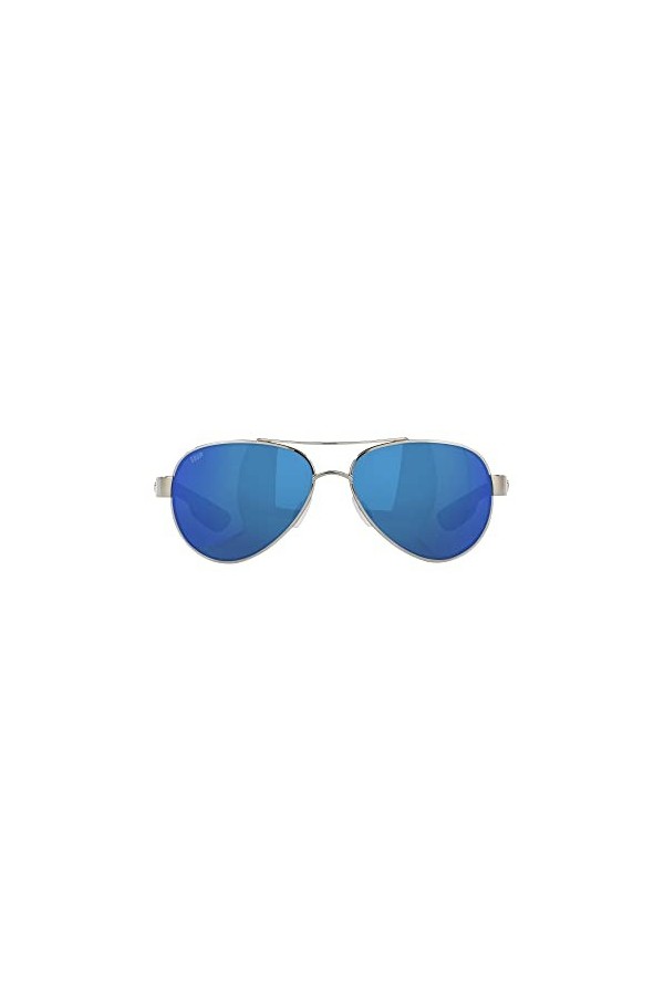 Costa Del Mar Costa, Lunettes de Soleil Femme, Palladium/Gris Bleu Miroir polarisé-580p, Taille Unique