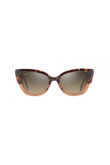 Maui Jim Femmes Blossom Lunettes de soleil, Havane W/Pêche/Hcl Bronze Polarisé, Small