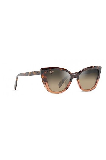 Maui Jim Femmes Blossom Lunettes de soleil, Havane W/Pêche/Hcl Bronze Polarisé, Small