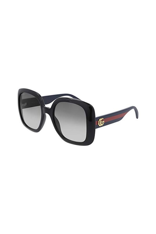 Gucci Lunettes de Soleil GG0713S Black/Grey Shaded 55/21/140 femme